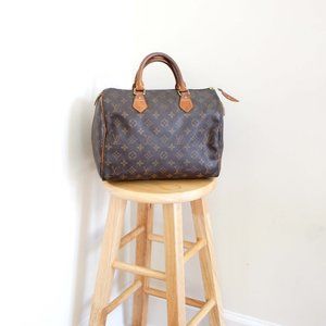 LOUIS VUITTON Monogram Speedy 30 Auth